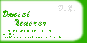 daniel neuerer business card
